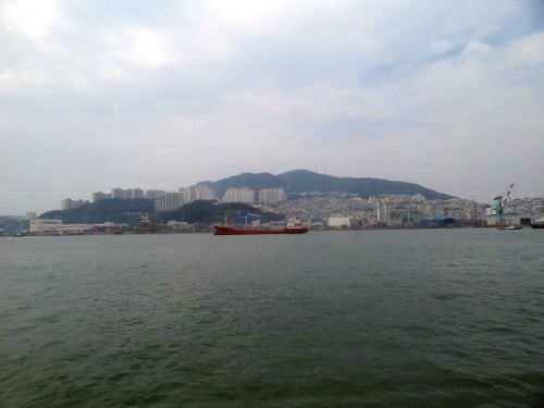 釜山港の様子